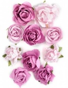 Fuchsia Paper Blooms By KaiserCraft