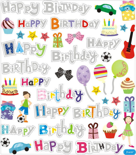 Birthday > Birthday Wishes Stickers: Stickers Galore