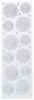Layered Doily & Gemstone Stickers By Martha Stewart Craft