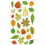 Elegant Fall Leaves Stickers