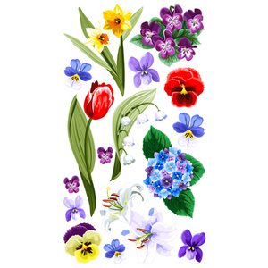 Floral Medley Stickers