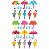 Patterned Umbrella Repeats Stickers