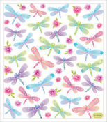 Colorful Dragonflies Stickers
