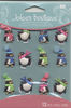Holiday Penguins Cabochons Stickers