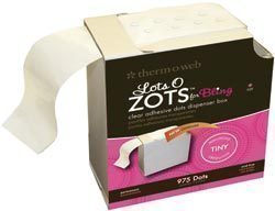 Zots Clear Adhesive Dots-Bling Tiny 1/8 325/Pkg - 000943037705