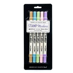 American Crafts > Stamp Markers > Pastel Color Stamp Markers By American  Crafts: A Cherry On Top
