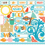 Splash Element Sticker Sheet By Echo Park