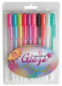 Glaze 3-D Glossy Ink Brights 10 Piece Set - Sakura