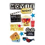 Movie Night 3D Stickers By Paper House Productions