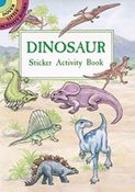 Dinosaur Sticker Activity Book By Dover