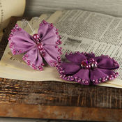 Amethyst Flower & Butterfly - Elegance By Prima