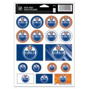 Oilers 5 x 7 Decal Sheet