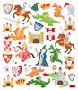 Medieval Times Multicolored Stickers