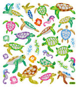Turtles & Seahorses Stickers