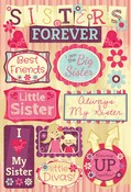 Sisters Forever Cardstock Stickers