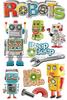 Robots 3D Stickers - Paper House