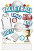 Volleyball 3D Stickers - Paper House