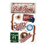 Baseball 3D Stickers - Paper House