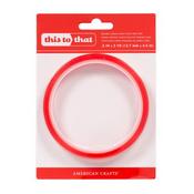 Double Sided 1/2" Super Sticky Red Tape - American Crafts