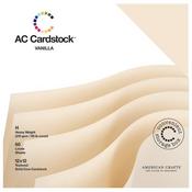 AC Vanilla Textured Cardstock 12 x 12 - American Crafts