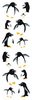 Playful Penguins Sticker Strips - Mrs. Grossman