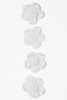 White Button Flower Stickers - Fluerettes - Mark Richards