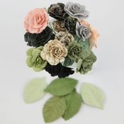Charme Rose Paper Flowers - Nature Garden Collection - Prima