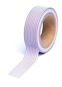 Purple Stripes  Washi Tape - Queen & Co