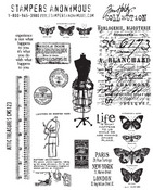 Attic Treasures Cling Stamps - Tim Holtz