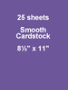 Gummy Bear 8.5x11 Card Shoppe Cardstock Pack - Bazzill