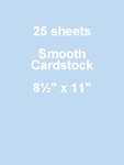 Icy Mint Bazzill Card Shoppe Cardstock - 8.5 x 11 Cardstock, 25 Pack