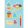 Cake & Ice Cream Canvas Sticker - Hello Cupcake