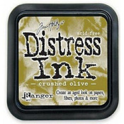 Crushed Olive Distress Ink Pad - Tim Holtz