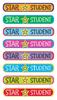 Star Student Repeats Stickers