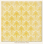 Damask Paper - Simply Lovely - The Sweetest Thing - My Minds Eye