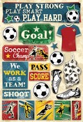 Soccer, Goal Cardstock Stickers - Karen Foster