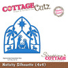 The Scrapping Cottage > Cottage Cutz > Nativity Silhouette Metal Die ...