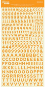 Organic Orange Alphabean Stickers - Jillibean Soup