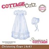Christening Gown 4x4 Metal Die - Cottage Cutz  