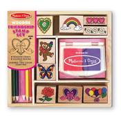 Friendship Wood Stamp Set - Melissa & Doug Toys