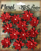 Mini Red Poinsettias - Petaloo