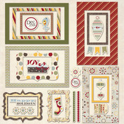 Home For Christmas Chipboard Frames - Fancy Pants