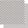 Snap Grey Dot/Stripe Paper - Color Vibe - Simple Stories