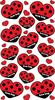 Love Bug Hearts Epoxy Foil Stickers