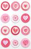Handmade Valentine Round Icon Stickers - Martha Stewart Crafts