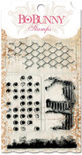 Distressed Textures Stamp - Stamps 101 - Bo Bunny 