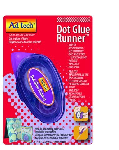 AdTech Crafter's Tape 0.31 x 315 Repositionable Glue Runner Refill, 1 Each