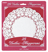 White 8.5" Paper Doilies