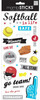 Softball Game Day Stickers - Me & My Big Ideas