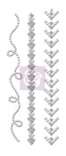 Clear/Iridescent Border Say It In Crystals - Prima